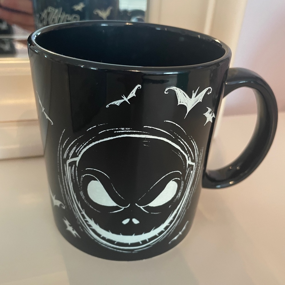 Jack Skellington Nightmare Before Christmas Black and White Mug